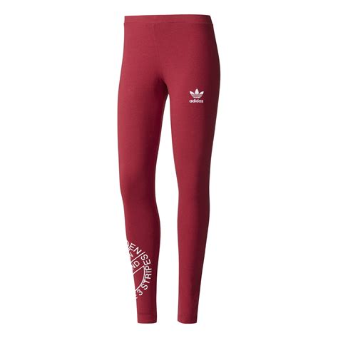 adidas originals burgundy leggings